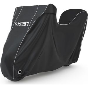 Motorhoes Waterdicht 300D Oxford Waterdichte Beschermhoes - Zon Regen Stof Wind Sneeuw - Motorfietsen Elektrische Scooters - Achterkoffer - 245x105x130cm Motorhoes