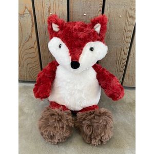 Aroma Home warmteknuffel vos 32 cm - hottie vos - magnetronknuffel - warmie vos - opwarmknuffel - knuffel vos