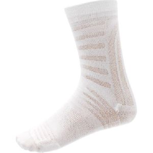 Megmeister Ultralight PP Socks Long White - Fietssokken lang Wit Unisex-S