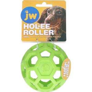 JW HOL-EE ROLLER – Hondenspeeltje - Hondenspeelgoed - Hondenbal - S - Ø 9 cm - Natuurrubber - Groen