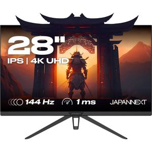 JAPANNEXT Gaming Monitor - IPS Paneel - 4K UHD - 28 Inch - 144Hz - 1ms