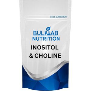 Inositol + Choline 500mg per capsule - 60 Capsules - Vegan - BulkLab Nutrition - Voor 3 maanden - Ondersteunt de reinigende werking door de lever
