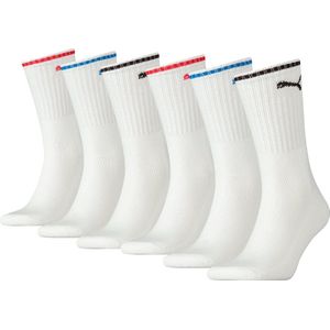 BOXERS 6 PACK Puma Sportsokken Tennissokken Crew Sokken Gestreepte Tennissokken Unisex