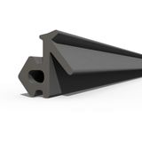 DQ-PP - S-834X - Raamafdichting - Zwart - Rubberen Afdichtingstape - 10 m