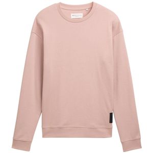 TOM TAILOR DENIM - Sweatshirt - Rosa - Effen - Lange Mouw