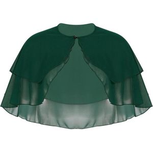 Elegante gebreide bolero voor dames, chiffon, korte mouwen, lichtgewicht jas voor bruiloften en feesten