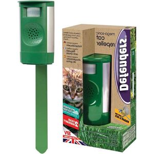 Kattenafweer Mega-Sonic - Groen - Vereist Batterijen - 485 108 97 cm