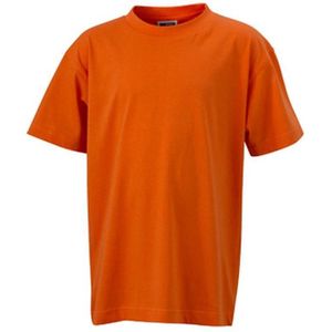 James and Nicholson Kinderen/Kinderen Basic Tee (Donker Oranje)