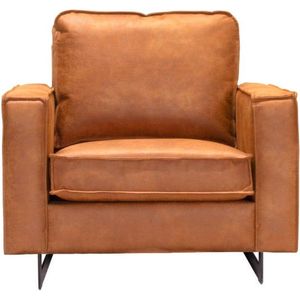 Fauteuil - Riverdance - leer Colorado cognac