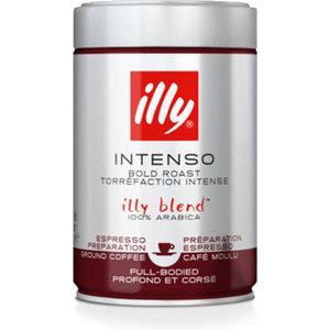 Illy - Espresso Intenso Gemalen koffie - 12x 250g
