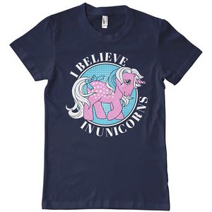 My Little Pony I Believe In Unicorns T-Shirt Navy-S