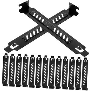 Computerbehuizing met 20 stuks Pci in wit metalen behuizing Verwijderbare PCI sleufafdekking geventileerde behuizing PCI behuizing met blindplaat - Duurzaam en functioneel