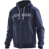 Jobman 5154 Vintage Hoodie Lined 65515438 - Navy/Donkergrijs - M