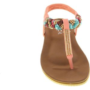 Boho Ibiza Slippers Eline by Mrchlabel - Roze - Maat 36