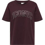 Carriri - T-shirts - O-hals - Bedrukt Detail - Strass Steentjes - Pailletten Detail