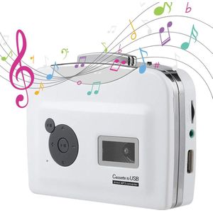 Cassette Speler - Walkman - Wit met Grijs