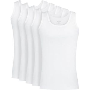 Extra lang geribbeld herenonderhemd 5-pack