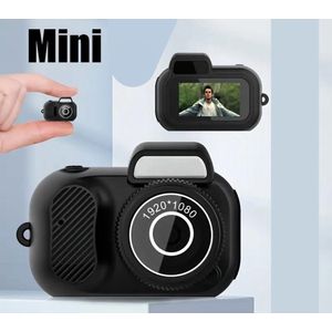 Mini Camera - HD 1080P - Draagbaar - Inclusief 8GB SD - Zwart