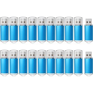 20-Pack 1 GB USB Stick - USB 2.0 Geheugenstick voor Laptop en PC