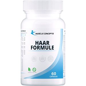 Haarsupplement formule - incl. ondersteunende haarvitamines & mineralen - 60 Capsules | Muscle Concepts
