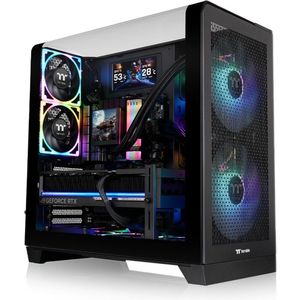 Thermaltake - View 390 Air - Midi Tower PC-behuizing - Zwart - Staal en Glas
