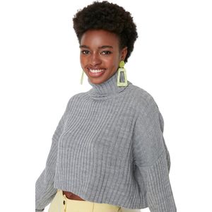Trendyol Stone Crop Basic Gebreide Trui Twoaw22Kz0223