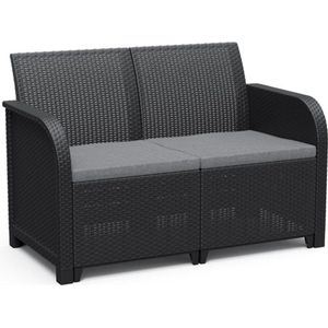 Keter - Rosalie - Tuinbank - Grafietkleurig - Ergonomisch Ontwerp