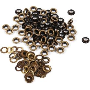 Oogtuiten klinknagels - Set van 100 stuks