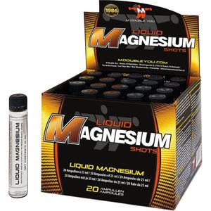 M Double You - Liquid Magnesium (20 ampullen) - Kalium - Vitamine B6 - Vloeibaar