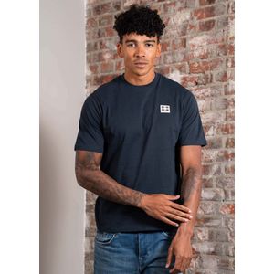 Aquascutum Rubber patch t-shirt - navy
