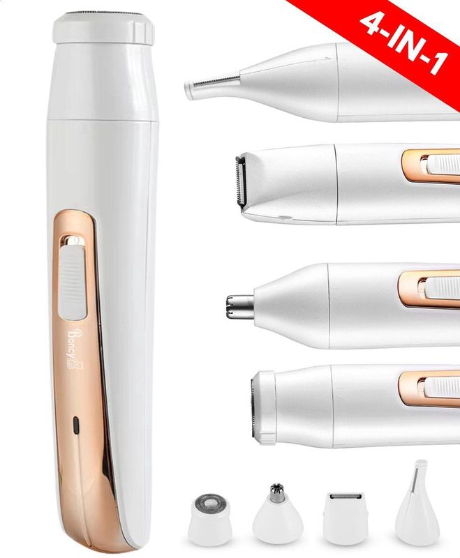 Boncy® - Ladyshave 4-in-1 - Ontharingsapparaat - Oplaadbaar - Voor Vrouwen