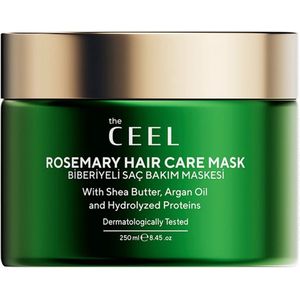 The CEEL Rozemarijn haarmasker - Voedend & herstellend - Voor sterke en stralende haren - Glans en anti-pluis effect 250 ml