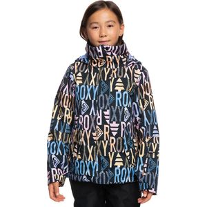 Roxy Wintersportjas Jetty Kinderen Meisjes Technisch Snowjack - 164 Blurry Flower Groen