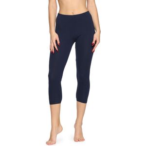 Merry Style – Leggings – Dames – 3/4 Capri – Katoen – Marineblauw – XS - MS-MS10-411-LE