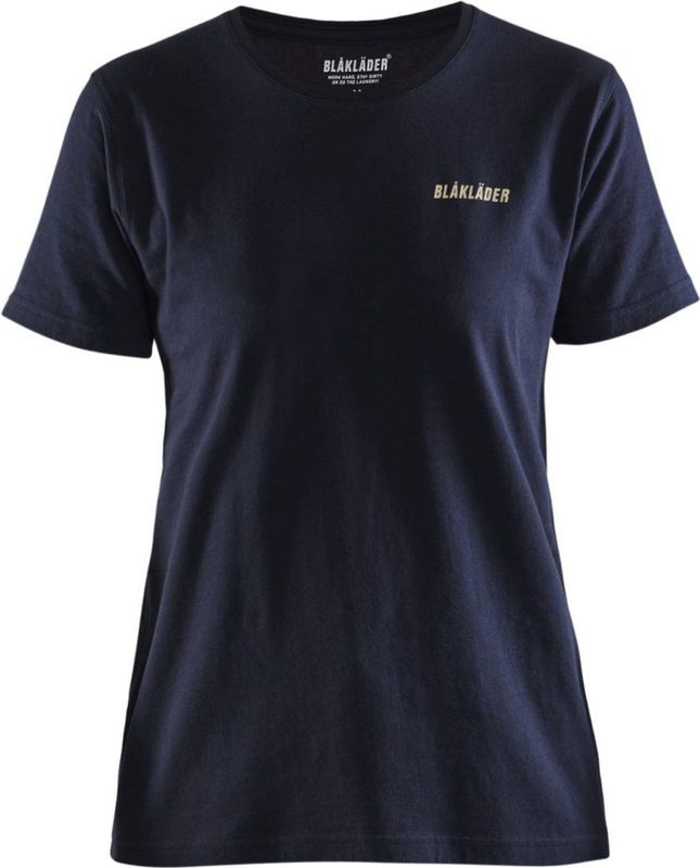 Blaklader 9412-1042 T-shirt dames Limited Edition 'Life is too short ' - Donker marineblauw