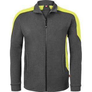 HAVEP Vest Bicolor 10077 - Charcoal/Fluo Geel - L