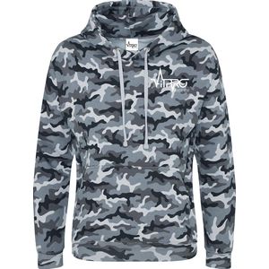 FitProWear Camouflage Hoodie Grijs - Maat XL - Unisex - Trui - Hoodie - Sweater - Sporttrui - Trui met capuchon - Camouflage trui - Katoen/Polyester - Trui mannen - Trui vrouwen - Grijze trui