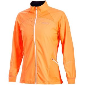 Craft - Brilliant Light Jacket - Dames - Hardloopjas - Neon Oranje - Maat S