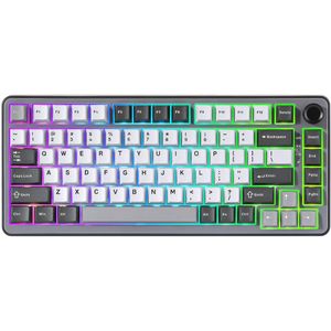 Yunzii - B75 PRO - Mechanisch Draadloos Toetsenbord - Dark Grey - 75% - Qwerty - RGB Lichten - Cacao Cream V2 Switches