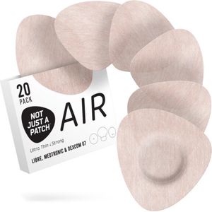 Not Just a Patch - Air - Tan sensor patch - sensorpleisters - Support Freestyle Libre, Medtronic & Dexcom