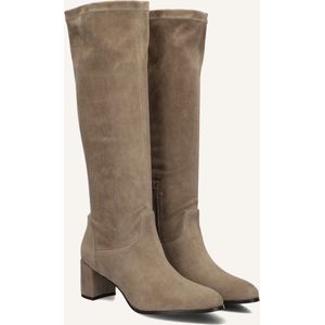 Notre-V - 8581 - Laarzen - Taupe - Leer