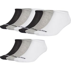 SOKKEN 9 PACK adidas laag uitgesneden sneakersokken, unisex korte sokken