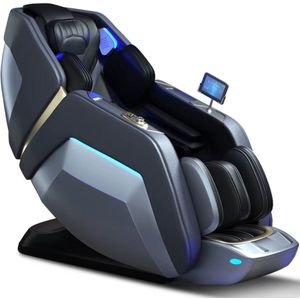 Luxe Massagestoel Windrust - Grey - Full body Massage - Surround Sound - Massage stoel - Massage apparaat - Massage zetel - Shiatsu - LED Scherm - Massage stoel - Massage apparaat - Massagefauteuil
