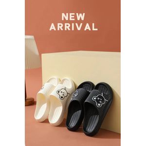 Nieuwe Stijl Zomer - Cartoon Print - Beer - Eva - Slippers- Huishoudelijke- Antislip - Zachte Bodem - Badkamer - Sandalen - Vrouwen - Mannen - Thuis