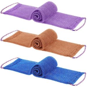 Afrikaanse Exfoliërende Scrubbers - 3 Stuks - Geschikt voor Lichaamsverzorging - Katoen