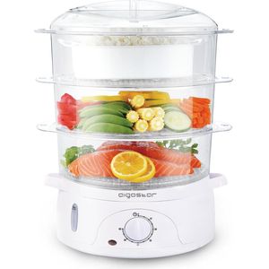 Aigostar Fitfoodie 30CFO - Stoomkoker 9L - met Timer - 800W - 3 Lagen