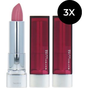 Maybelline - Color Sensational Matte Lipstick - 942 Blushing Pout - Set van 3