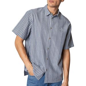 Overhemd - Blauw - Wit - 100% Katoen