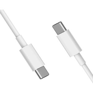 USB-C naar USB-C kabel voor iPhone 15, iPad Pro, iPad Air e.d. - 50 cm - Wit