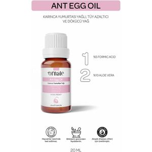 ORNATE Olie Tala Ant Egg Oil VerzorgingsOlie met Mieren Ei 20 ml Veganistisch Mierenzuur Aloë Vera Kokosolie & Sesamolie Droge en Gevoelige Huid